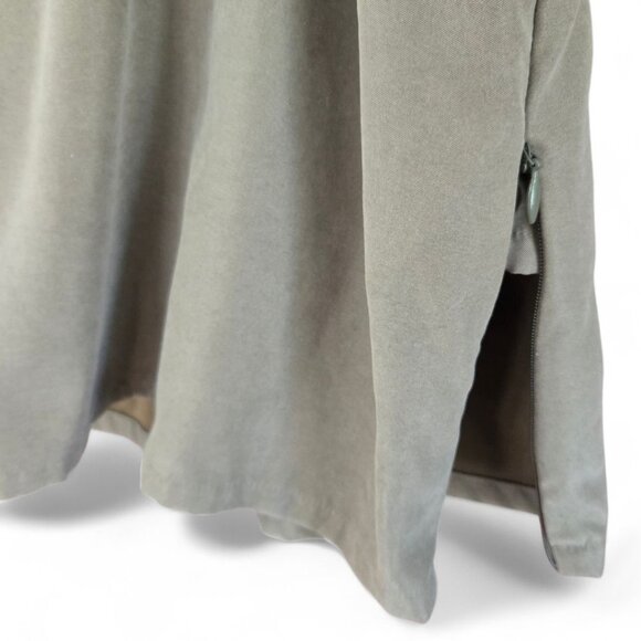 Patagonia Womens Olive Skirt Skort Size 12 Zippered Side Vents & Pocket - Picture 4 of 6